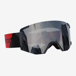 SKIBRILLE S/VIEW BLACK MIRROR SILVER S2