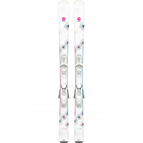 ESQUÍ FUN GIRL + FIJACIONES KID 4 GW B76 WHITE