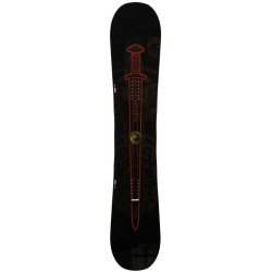 solid black snowboard