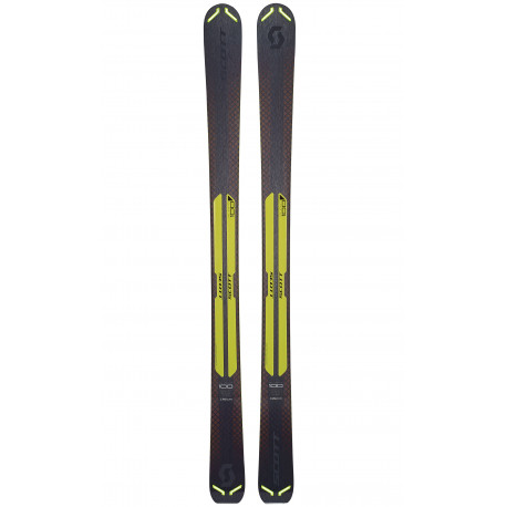 SKI SLIGHT 100 + FIXATIONS MARKER SQUIRE 11 ID 100MM BLACK