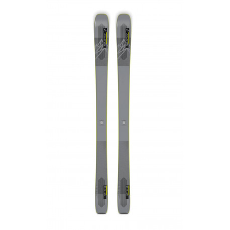 SKI QST 92 GREY/YELLOW + FIXATIONS MARKER ALPINIST 10 BLACK/TITANIUM