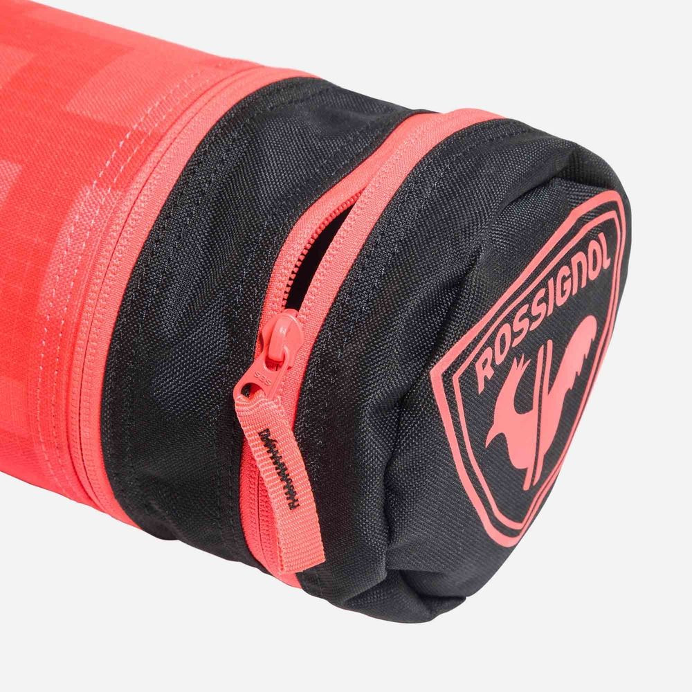 SKI POLE BAG NORDIC 4P POLES TUBE HOT RED