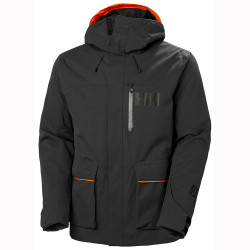 SKI JACKET KICKINGHORSE BLACK MELANGE