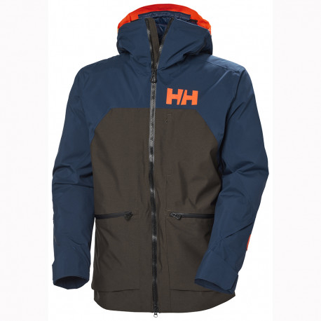 HELLY HANSEN SKI JACKET STRAIGHTLINE LIFALOFT 2.0 TRIPLE ESPRESSO Easy Gliss