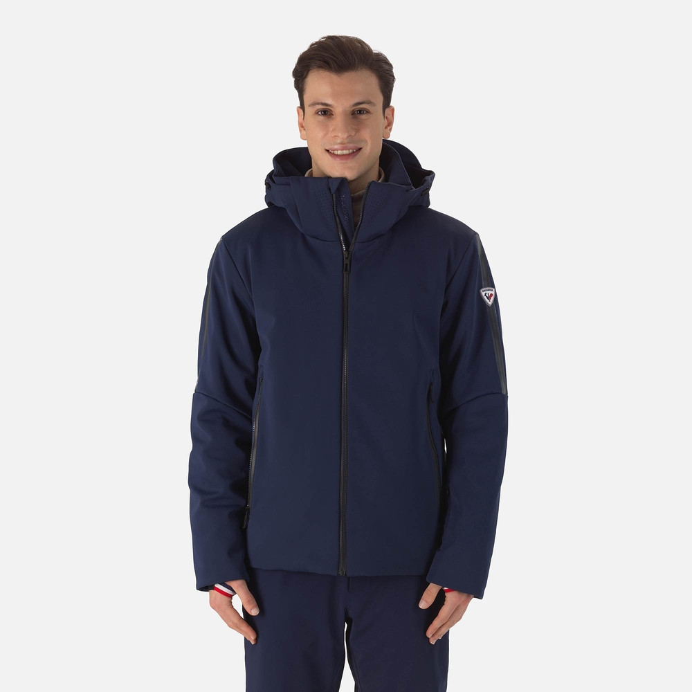 SKIJACKE SOFTSHELL FLAT JKT DARK NAVY