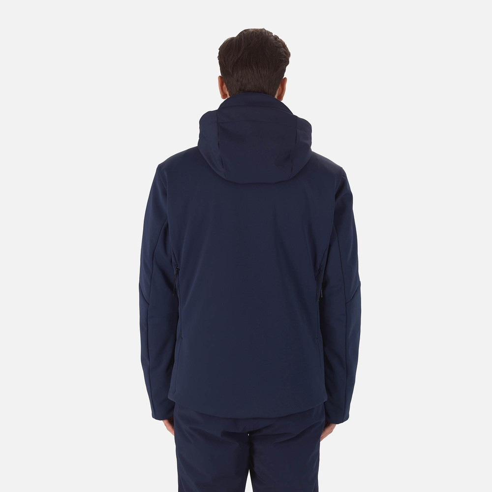 SKIJACKE SOFTSHELL FLAT JKT DARK NAVY