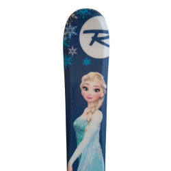 SKI FROZEN + BINDUNGEN KID-X 4 B76 WHITE/SILVER 