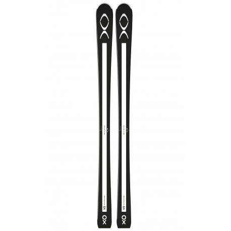 SKI XO V3 L BLACK WHITE + FIXATIONS MARKER GRIFFON 13 90MM BLACK