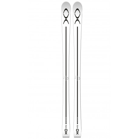 SKI XO V12 L WHITE BLACK + FIXATIONS MARKER GRIFFON 13 90MM BLACK