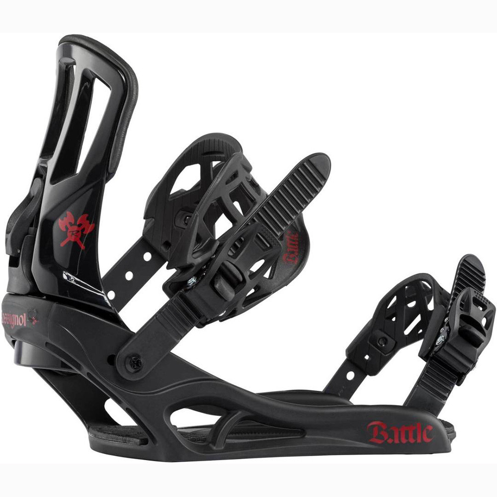 SNOWBOARD AFTER HOURS + SNOWBOARD BINDINGS ROSSIGNOL BATTLE BLACK/RED M/L