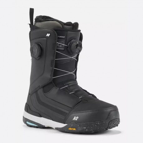 BOOTS DE SNOWBOARD FORMAT BLACK