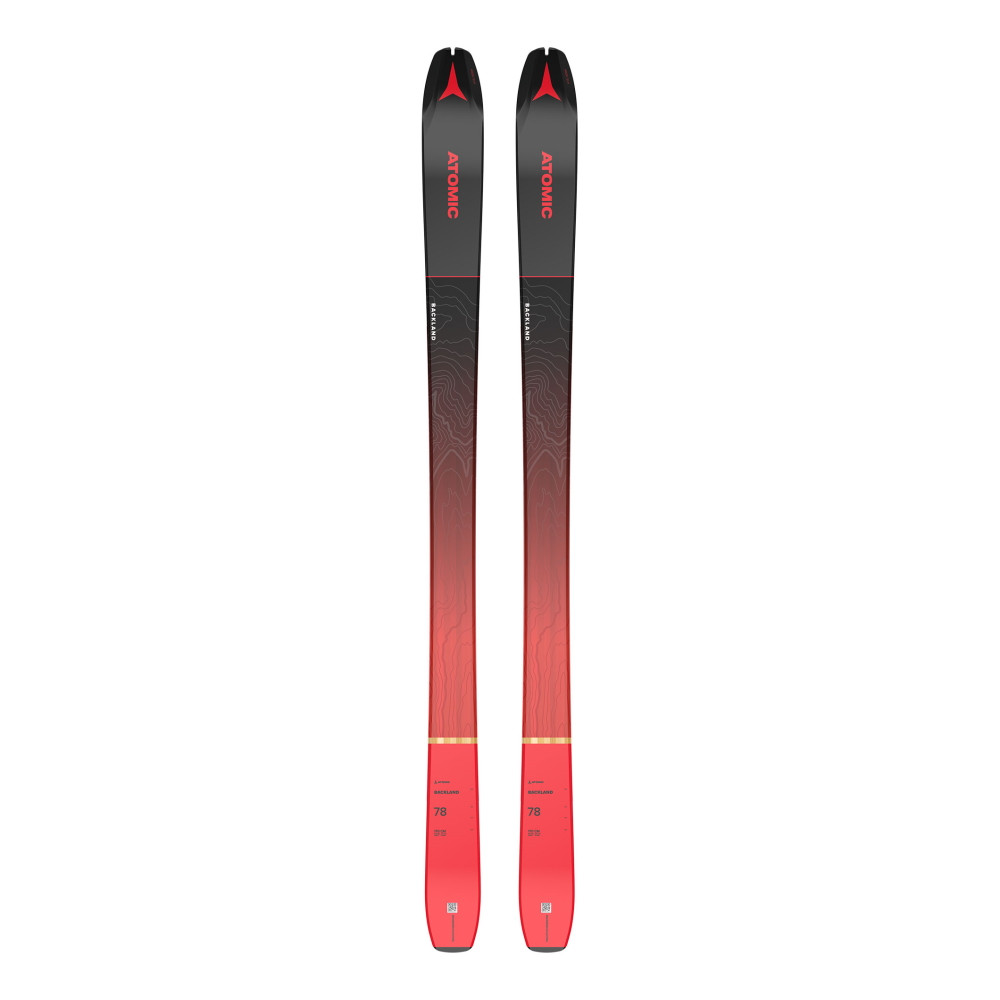 SKI BACKLAND 78 BLACK/RED + BINDINGS FRITSCHI DIAMIR VIPEC EVO 12 FREINS 90 MM