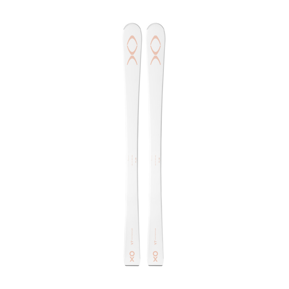 SKI XO 77 V7 WHITE POWDERY PINK + FIXATIONS MARKER GRIFFON 13 90MM BLACK 