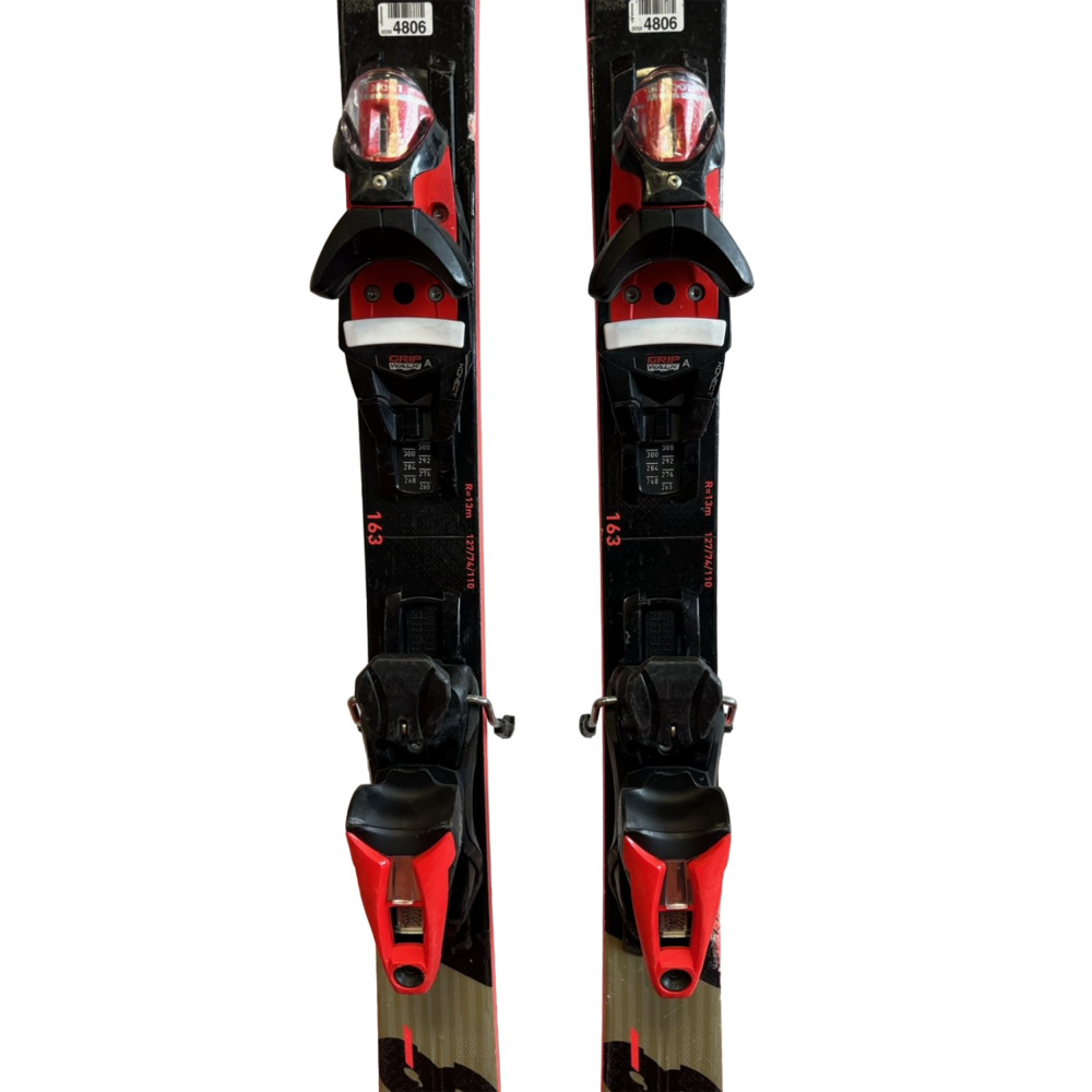 SKI REACT 8 C.A.M. + BINDINGS NX 12 K GW B80 BLK HOT RED