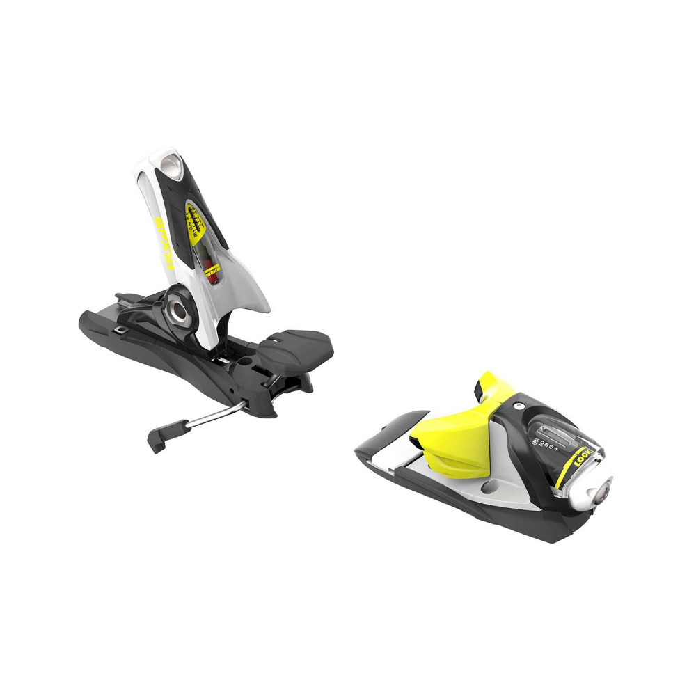 SKI M-FREE 118 F-TEAM + FIXATIONS LOOK SPX 12 DUAL B120 CONCRETE/YELLOW  