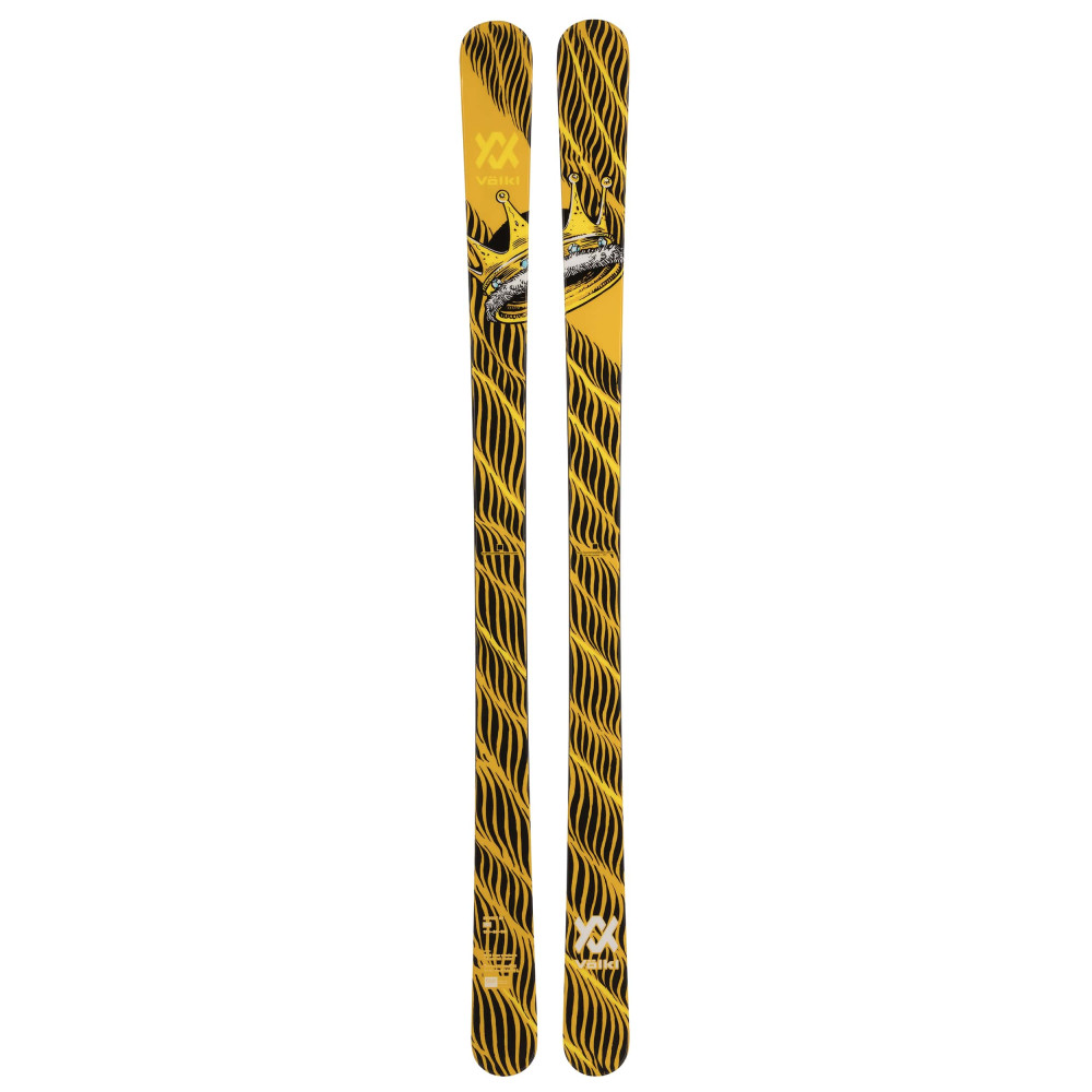 SKI REVOLT 86 CROWN FLAT + FIXATIONS MARKER GRIFFON 13 90MM WHITE 