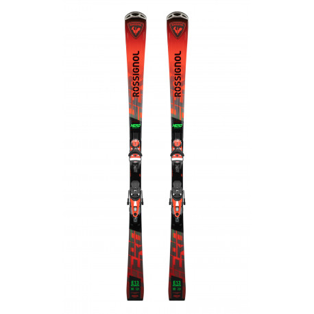 SCI HERO ELITE ST TI + ATTACCHI NX 12 K GW B80 BLK HOT RED