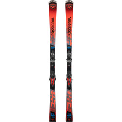 SCI HERO ELITE LT TI + ATTACCHI NX 12 K GW B80 BLK HOT RED