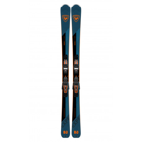 SCI EXPERIENCE 80 CARBON + ATTACCHI XPRESS 11 GW B83 BLACK ORANGE