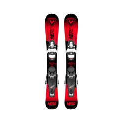 SKI HERO PRO PRE-DRILLED + BINDINGS TEAM 4 GW B76 BLACK