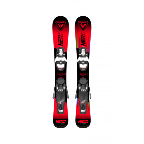 SKI HERO PRO PRE-DRILLED + BINDINGS TEAM 4 GW B76 BLACK