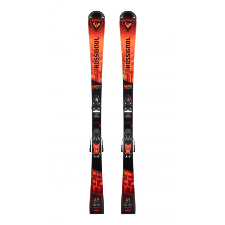 ESQUÍ HERO MULTIEVENT 127-148 OPEN + FIJACIONES NX 7 GW LIFTER B73 BLK HOT RED