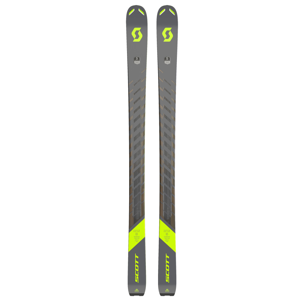 SCI SUPERGUIDE 95 + ATTACCHI DA SCI ALPINISMO SALOMON N MTN TOUR BLACK/BLUE G100