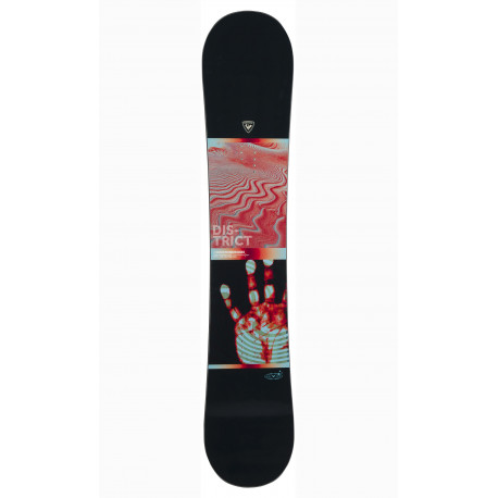 SNOWBOARD DISTRICT INFRABLACK + ATTACCHI ROSSIGNOL BATTLE BLACK/RED XL  (42.5-45)