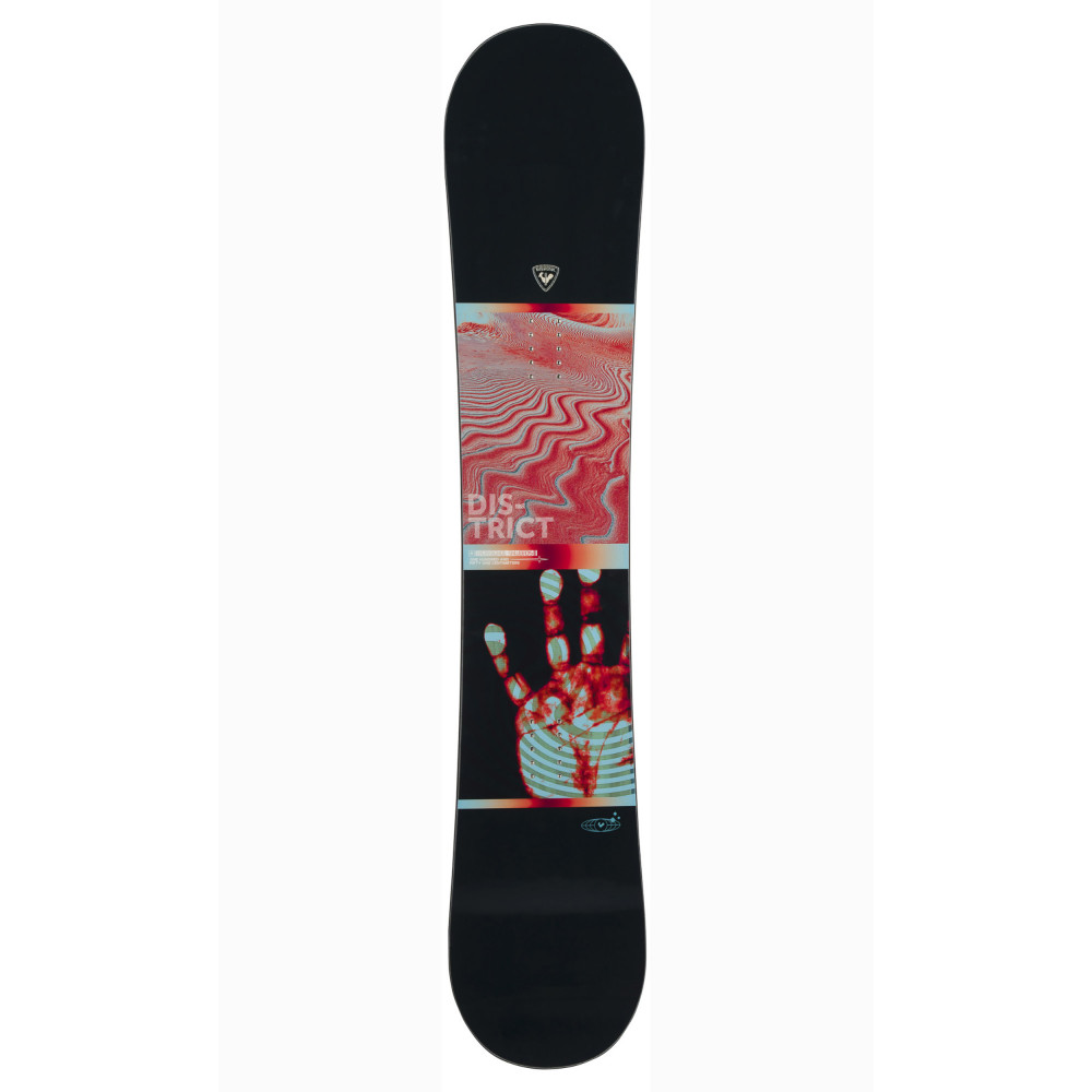 SNOWBOARD DISTRICT INFRABLACK + FIJACIONES K2 SONIC OFF WHITE 