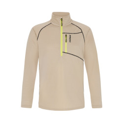 PULL PRTKODY 1/4 ZIP ACTIVE TOP BAMBOO BEIGE