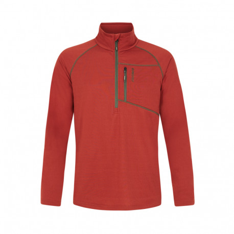 PULLOVER PRTKODY 1/4 ZIP ACTIVE TOP BARN RED