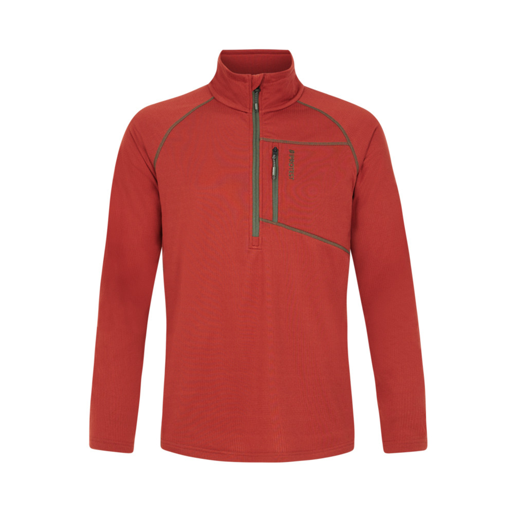 PULL PRTKODY 1/4 ZIP ACTIVE TOP BARN RED