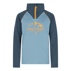 PULL PRTRAF JR 1/4 ZIP ACTIVE TOP STEEL BLUE