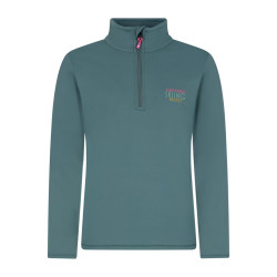 PULL PRTDESRA JR 1/4 ZIP ACTIVE TOP EVERGREEN