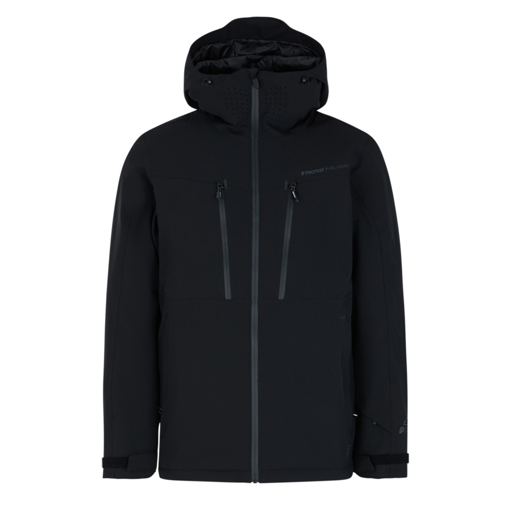 SKIJACKE PRTTIMOTHY TRUE BLACK