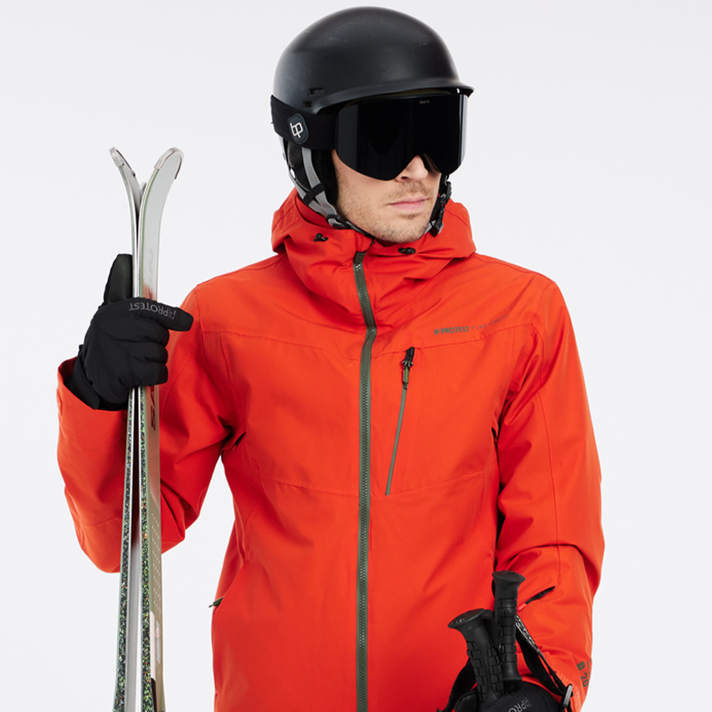 SKI JACKET PRTBARRIC BURNT ORANGE