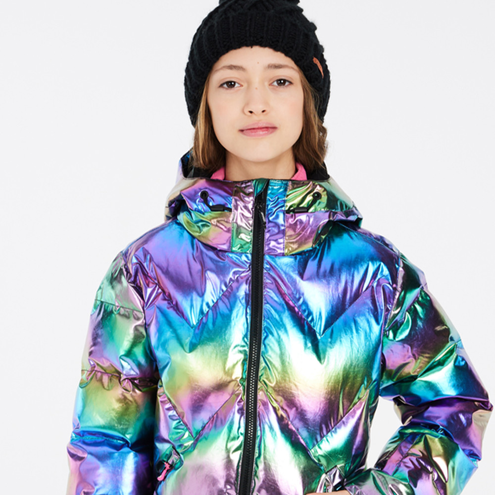 SKI JACKET PRTSELINA JR TRUE BLACK