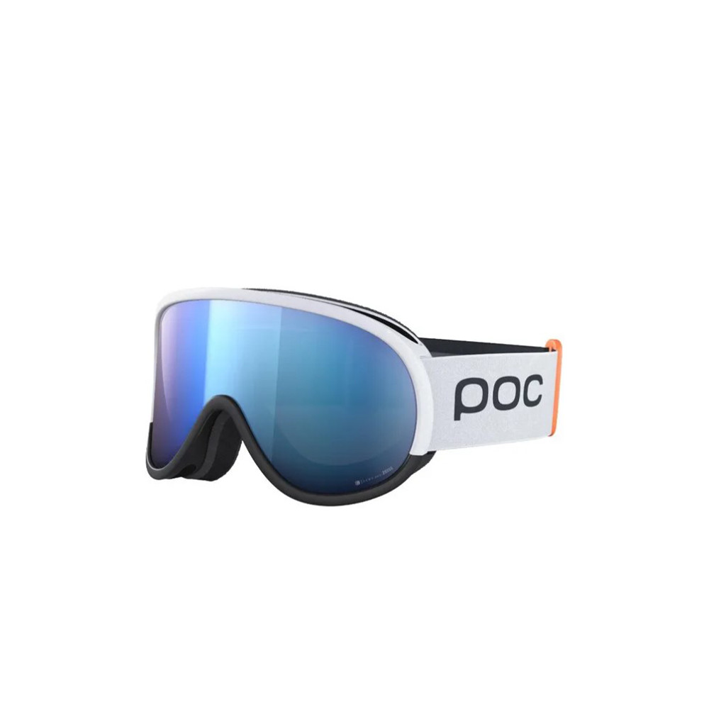 RETINA MID RACE HYDROGEN WHITE/URANIUM BLACK/PARTLY SUNNY BLUE SKI GOGGLES