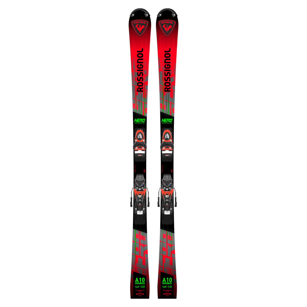 SCI HERO SL PRO 128-149 R21 PRO + ATTACCHI SPX 11 GW B73 HOT RED