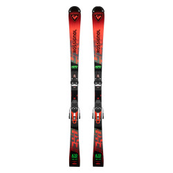 SCI HERO SL PRO 128-149 R21 PRO + ATTACCHI NX 10 GW B73 BLACK HOT RED