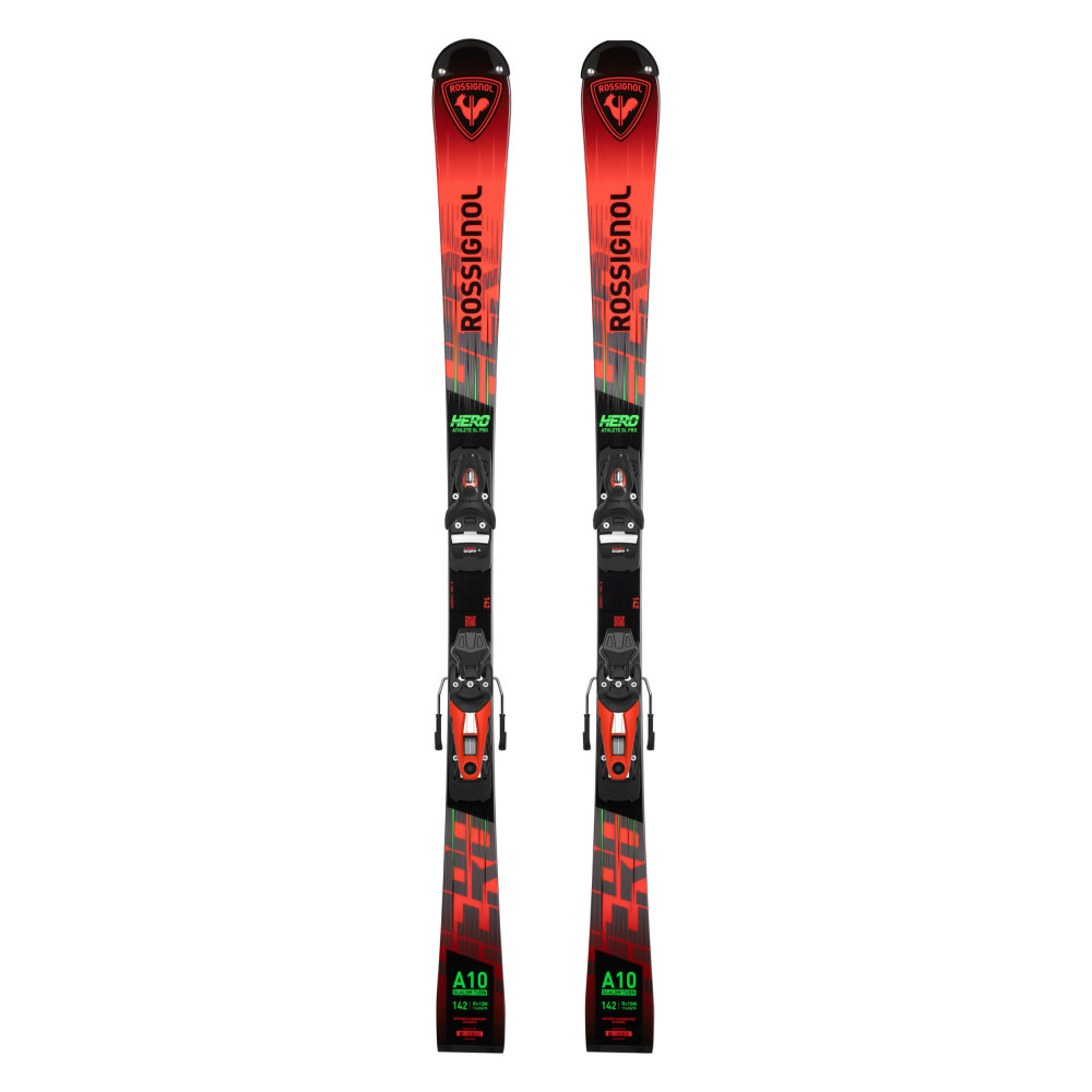 SCI HERO SL PRO 128-149 R21 PRO + ATTACCHI NX 10 GW B73 BLACK HOT RED