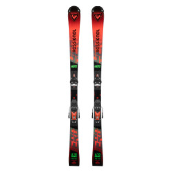 SCI HERO SL PRO 128-149 R21 PRO + ATTACCHI NX 7 GW B73 BLACK HOT RED