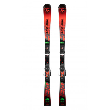 SCI HERO SL PRO 128-149 R21 PRO + ATTACCHI NX 7 GW B73 BLACK HOT RED