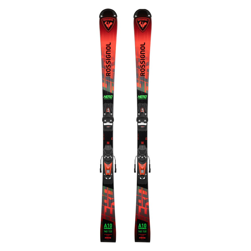 SCI HERO SL PRO 128-149 R21 PRO + ATTACCHI NX 7 GW B73 BLACK HOT RED