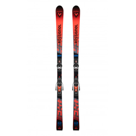 ESQUÍ HERO GS PRO 126-171 R21 PRO + FIJACIONES NX 7 GW B73 BLACK HOT RED