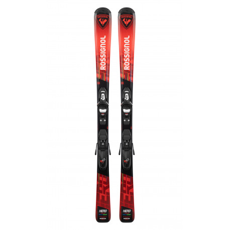 SKI HERO JR 100-140 + BINDINGS KID 4 GW B76 BLACK