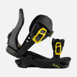 FIXATIONS DE SNOWBOARD COBRA BLACK S/M