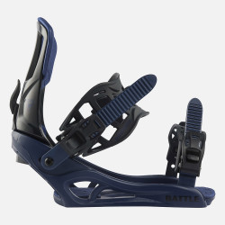 SNOWBOARD BINDINGS BATTLE BLACK/BLUE S/M