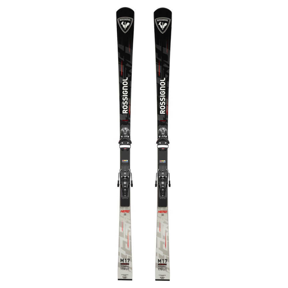 ESQUÍ HERO MASTER LT R22 + FIJACIONES SPX 14 ROCKERACE GW BLACK RED