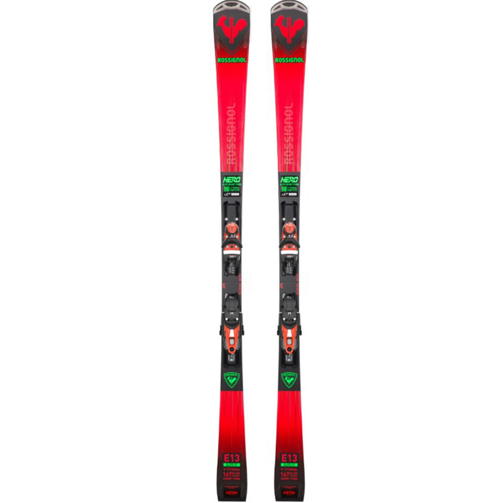 SKI HERO ELITE ST TI + BINDUNGEN  NX 12 K GW B80 HOT RED